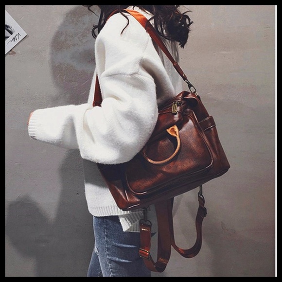 NEW EDISON Multi Function Backpack Shoulder Bag - Picture 2 of 8